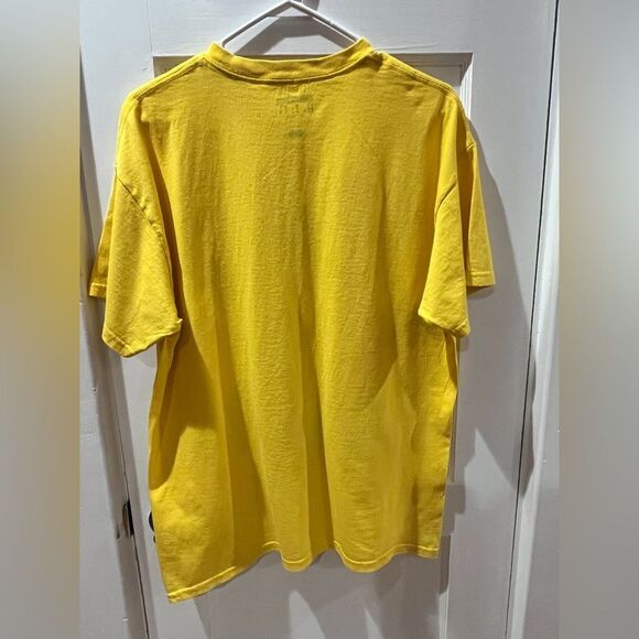 NOTORIOUS B.I.G. T Shirt Yellow Large Biggie Smalls Skull Japanese - Picture 4 of 6